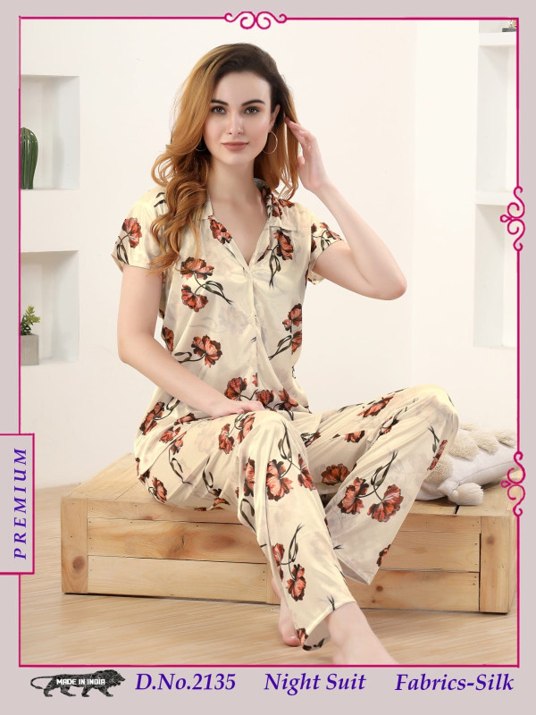 Nighty Shirt Pants Half Sleeve (Indian)